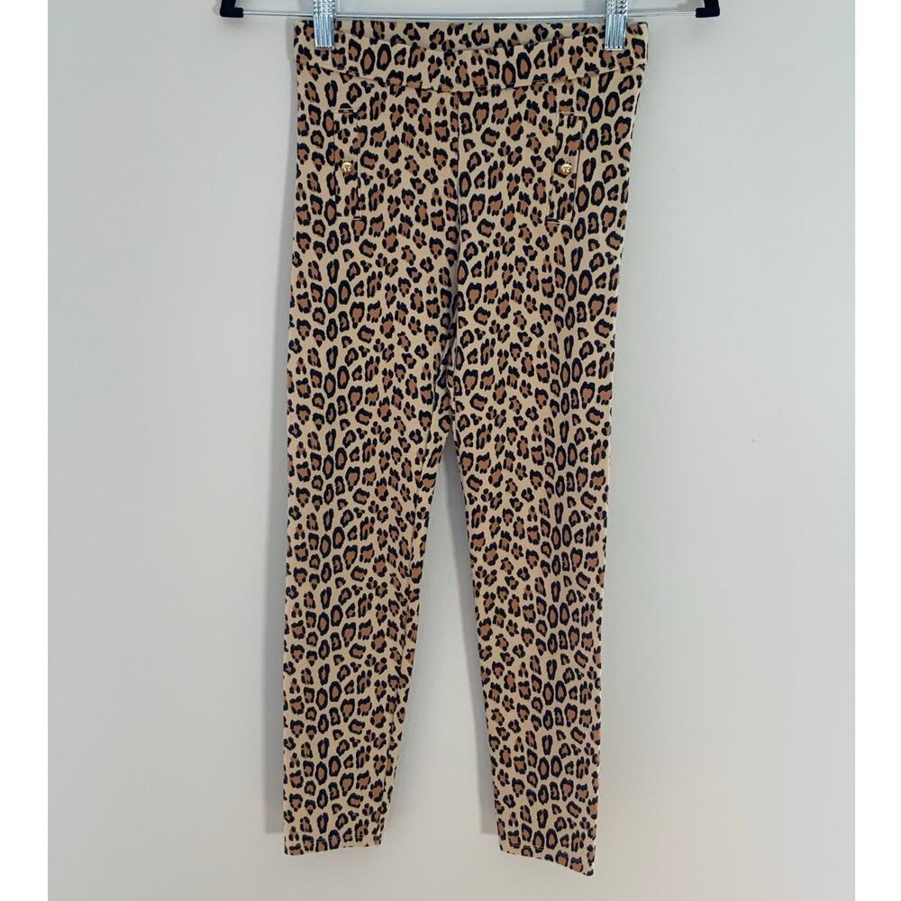 Janie and Jack Cotton Blend‎ Cheetah Leggings size 10